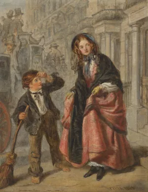 The Crossing Sweeper by William Powell Frith Oil Painting