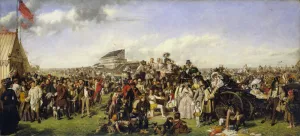 The Derby Day by William Powell Frith Oil Painting