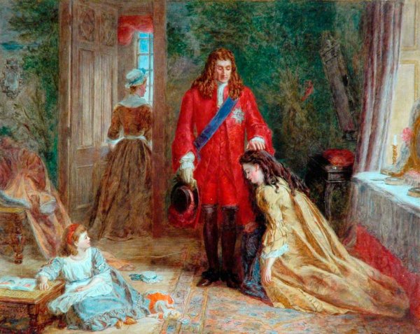 Main Product Photo of The Duke's Blessing Painting by William Powell Frith