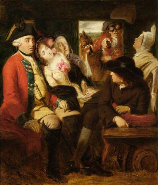 Main Product Photo of The Highwayman Painting by William Powell Frith