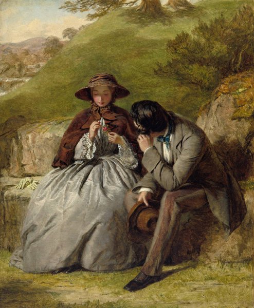 Main Product Photo of The Lovers  Painting by William Powell Frith