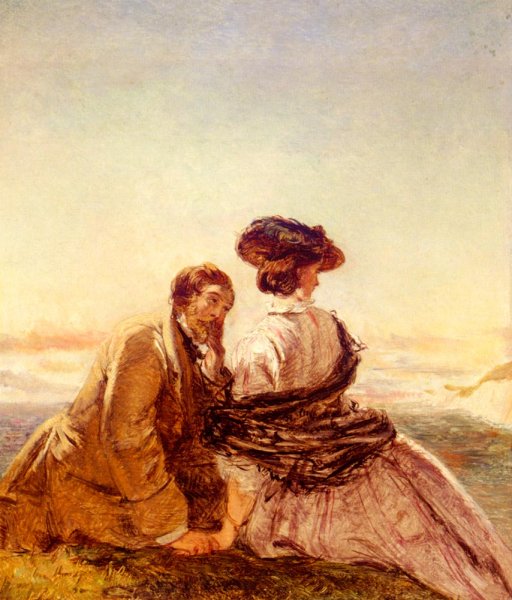 The Lovers by William Powell Frith - Hand-Painted Oil Painting Reproduction