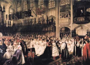 The Marriage of the Prince of Wales, 10 March 1863 by William Powell Frith Oil Painting