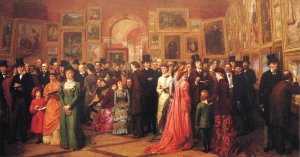 The Private View, 1881 by William Powell Frith Oil Painting