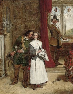 The puritan's daughter by William Powell Frith Oil Painting