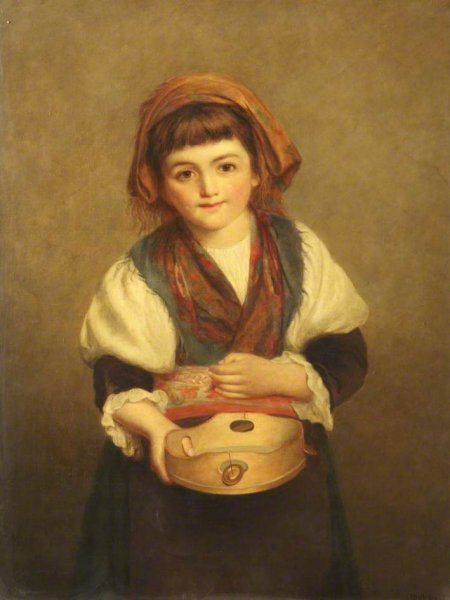 Main Product Photo of The Sweetest Beggar that E'er Asked for Alms Painting by William Powell Frith