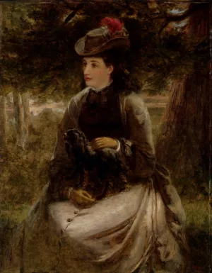 The Trysting Place Oil painting by William Powell Frith