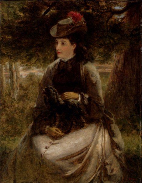 Main Product Photo of The Trysting Place Painting by William Powell Frith
