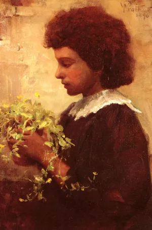 The Little Gardener by William Pratt - Oil Painting Reproduction