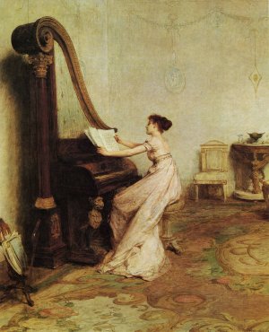 Music When Soft Voices Die, Vibrates In The Memory by William Quiller Orchardson Oil Painting