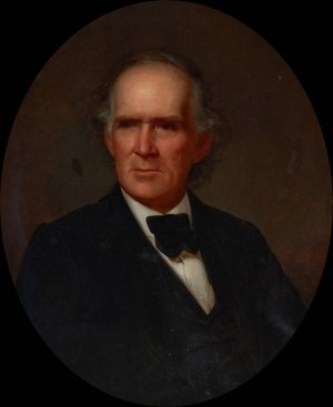 Portrait of Jacob Cox by William R. Freeman Oil Painting