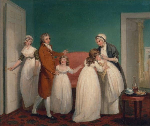 Birth Of The Heir by William Redmore Bigg - Hand-Painted Oil Painting Reproduction