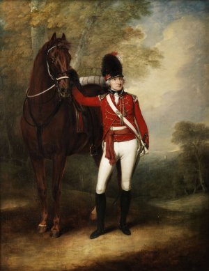 Portrait of Colonel Charles Herries by William Redmore Bigg Oil Painting