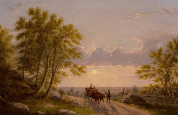 Main Product Photo of Homeward Bound  Painting by William Rickaby Miller