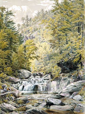 Catskill Clove by William Rickarby Miller - Hand-Painted Oil Painting Reproduction