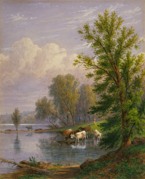 Untitled  by William Rickarby Miller - Hand-Painted Oil Painting Reproduction