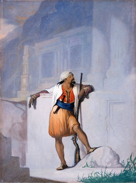 The Sentry  by William Rimmer - Hand-Painted Oil Painting Reproduction