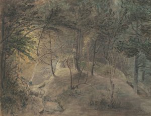 View from the Springhouse at Echo by William Russell Birch Oil Painting