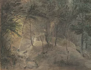 View from the Springhouse at Echo by William Russell Birch Oil Painting