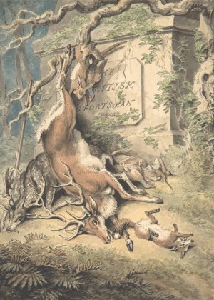 Design for the Frontspiece of The British Sportsman by William-Samuel Howitt Oil Painting