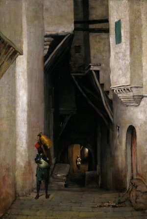 Algerian Water Carrier by William Sartain Oil Painting