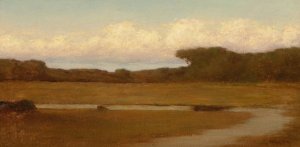 Meadow Brook by William Sartain Oil Painting