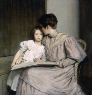 An Interlude by William Sergeant Kendall Oil Painting