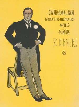 Charles Dana Gibson is one of the illustrators in this month's Scribners by William Sergeant Kendall Oil Painting
