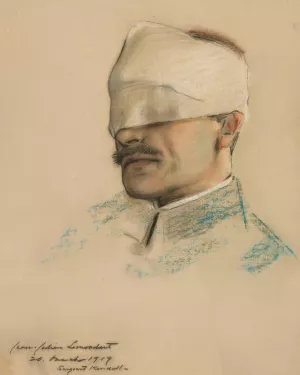 Portrait of Julien Lemordant by William Sergeant Kendall Oil Painting