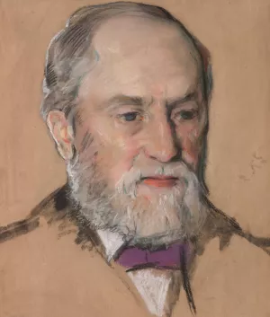Simeon Eben Baldwin B.A. 1861, Prof. of Law 1872-1912 Governor of CT by William Sergeant Kendall Oil Painting