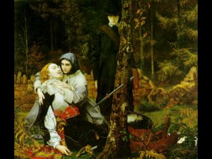 The Wounded Cavalier Oil painting by William Shakespeare Burton