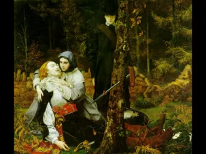 The Wounded Cavalier Oil painting by William Shakespeare Burton