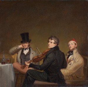 After Dinner by William Sidney Mount Oil Painting