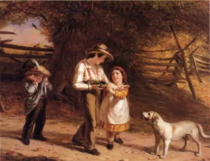 Bird-Egging by William Sidney Mount Oil Painting