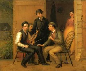 Catching the Tune by William Sidney Mount - Oil Painting Reproduction