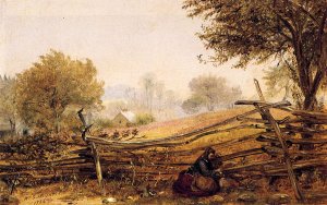Cracking Nuts by William Sidney Mount Oil Painting