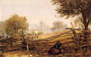 Cracking Nuts by William Sidney Mount - Oil Painting Reproduction