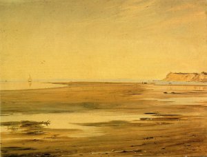 Crane Neck Across the Marsh by William Sidney Mount Oil Painting
