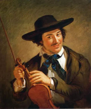 Just in Tune by William Sidney Mount Oil Painting