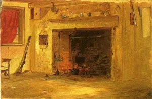Kitchen in the Mount House, Stony Brook by William Sidney Mount Oil Painting