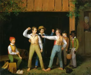 School Boys Quarreling by William Sidney Mount Oil Painting