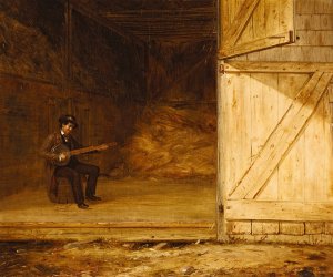 The Banjo Player by William Sidney Mount Oil Painting