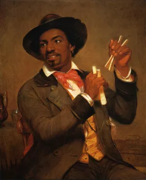 The Bone Player by William Sidney Mount Oil Painting