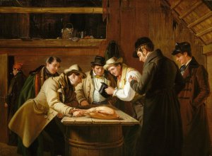 The Raffle by William Sidney Mount Oil Painting