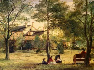 The Residence of the Honorable William H. Ludlow by William Sidney Mount - Oil Painting Reproduction