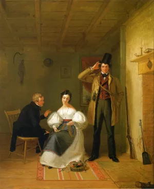 The Sportsman's Last Visit by William Sidney Mount Oil Painting