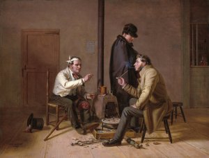 The Tough Story - Scene in a Country Tavern by William Sidney Mount Oil Painting