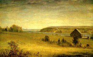 Thomas Strongs House, Setauket, Long Island by William Sidney Mount Oil Painting