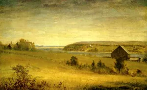 Thomas Strongs House, Setauket, Long Island Oil painting by William Sidney Mount