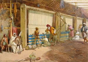 Thugs in the School of Industry, Jubblepoor by William Simpson Oil Painting
